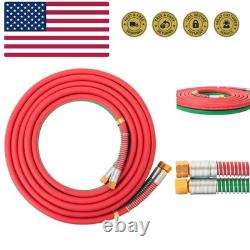 1/4 Grade T Cutting Torch Hose Oxygen Acetylene Hose for Welding Gas B F