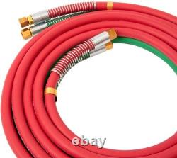 1/4 Grade T Cutting Torch Hose Oxygen Acetylene Hose for Welding Gas B F