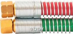 1/4 Grade T Cutting Torch Hose Oxygen Acetylene Hose for Welding Gas B Fitt