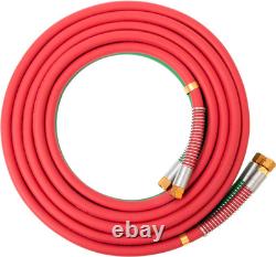 1/4 Grade T Cutting Torch Hose Oxygen Acetylene Hose for Welding Gas B Fitt