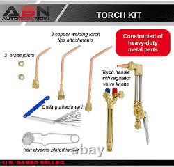 10 Pc Welding Kit Metal Cutting Torch Kit, Portable Cutting Torch Set Welder Too