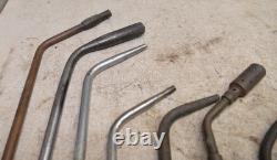 10 vintage cutting welding brazing torch head Oxweld Rosebud nozzle & more K5
