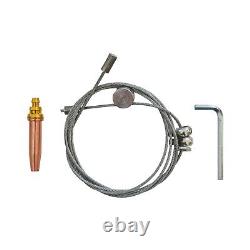 110V Electromagnetic Gas Welding Pipe Cutting Machine Torch Track Burner Beveler