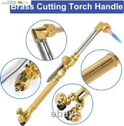 12 Pcs, Portable Gas Cutting Torch and Welding Kit with Welding Glasses and Acce