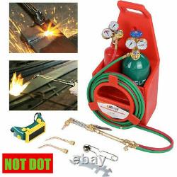 12FT Professional Tote Oxygen AND Acetylene Oxy Welding Cutting Torch Kit NO DOT