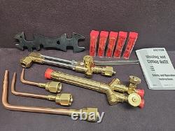 12pc Victor Cutting and Welding Outfit Set CA370-V, WH36FC Torch Nozzles, Tips 12pc Victor Cutting and Welding Outfit Set CA370-V, WH36FC Torch Nozzles, Tips