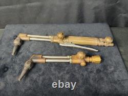 2 Brass Victor Cutting Welding Torches Model CA2461 & SST19000