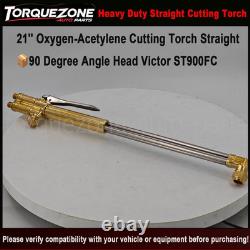 21'' Oxygen-Acetylene Cutting Torch Straight 90 Degree Angle Head Victor ST900FC
