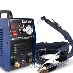 220V 50A Plasma Cutter Welding LCD Digital Air Cut Inverter Torch Machine