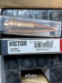 25 Victor G Series Acetylene Cutting Tip # 000-1-101 LOT NEW