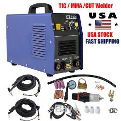 3 in 1 CT312 TIG MMA CUT Air Plasma Cutter Welder Welding Torch Machine AC 110V