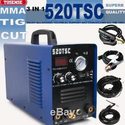 3in1 50A PLASMA CUTTER 200 AMP TIG STICK/ARC WELDER&Torches & 110/220V Hot Sale