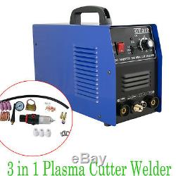 3in1 CT312 TIG/MMA Air Plasma Cutter Cut Welder Welding Torch Machine Durable