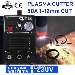 50A Inverter DIGITAL Plasma Cutter cut50 & accessories 240V & torches 1-12mm cut