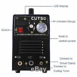 50A Inverter DIGITAL Plasma Cutter cut50 & accessories 240V & torches 1-12mm cut