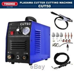 50AMP Digital Inverter DC plasma cutter cutting steel PT31 torch and consumables