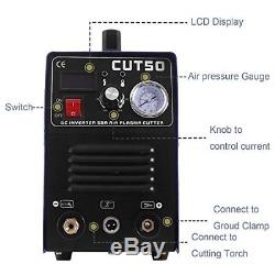 50a Igbt Air Plasma Cutter & Pt31 Torch & New Digital Plasma Cutting Machine