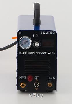 60A IGBT Air pilot arc Plasma cutters & wsd-60p torch CNC compatible consumables