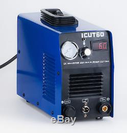 60a Igbt Air Plasma Cutting & Ag60 Torch & Accessories Plasma Cutter 1-16mm Cut