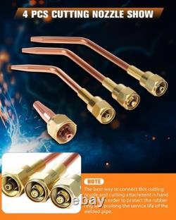 Acetylene Torch Kit, Cutting Torch and Welding Kit, Oxy Gas Welding Cutting Braz