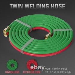 & Acetylene Torch Kit, Welding Cutting Torch Kit, Gas Cutting Torch with Regu