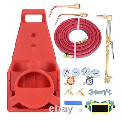 Acetylene Welding Cutting Torch Kit, Medium Duty Gas Welding Outfit Tote Kit