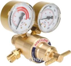 Air Acetylene Welding & Cutting Torch Set with CGA 200 Acetylene Regulator