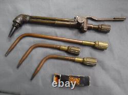 Airco Style 70 Size 1 3 & 8 Welding Brazing Torch Tips and Cutting Torch Extras
