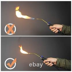 BLUEFIRE Oxypropane Welding Gas Cutting Torch Kit with Flint Lighter and Cyli