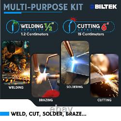 Biltek Oxygen Acetylene Torch Kit Weld, Cut, Braze for Amateurs & Professionals