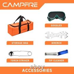 CAMPFIRE Oxygen Acetylene Torch Kit, 12 Pcs Welding Cutting Torch Kit Check