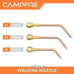 CAMPFIRE Oxygen Acetylene Torch Kit, 12 Pcs Welding Cutting Torch Kit Check