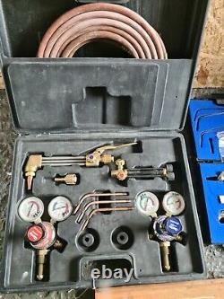 Clarke Oxy/ Acet Welding & Cutting Set Gas Torch & Nozzle Kit + Brazing Equip