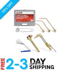 Complete Oxygen & Acetylene Torch Kit 10 Pieces for Easy Welding & Cutting