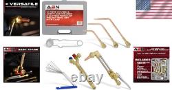 Complete Oxygen & Acetylene Torch Kit 10 Pieces for Easy Welding & Cutting
