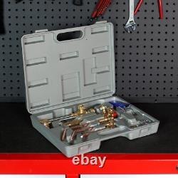 Complete Oxygen & Acetylene Torch Kit 10 Pieces for Easy Welding & Cutting