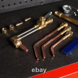 Complete Oxygen & Acetylene Torch Kit 10 Pieces for Easy Welding & Cutting
