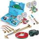 Cutting Torch Kit Oxygen & Acetylene Gas, Professional Welding Kit Set Portable