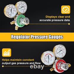 Cutting Torch Kit Oxygen & Acetylene Gas, Professional Welding Kit Set Portable