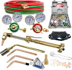Cutting Torch Set Oxy Acetylene Torch Kit, Portable Gas Cutting Torch and Welding
