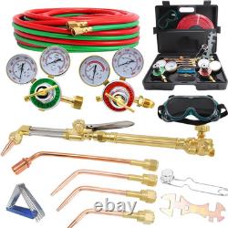 Cutting Torch Set Oxy Acetylene Torch Kit, Portable Gas Cutting Torch and Welding