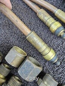 Cutting Welding Oxygen Acetylene Brazing Torch Tip Nut Part Lot Airco Meco Smith