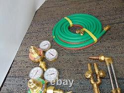 Cutting/Welding Torch F20 (SA11079) & Gas Regulator Gauges 63393 withHoses - F22