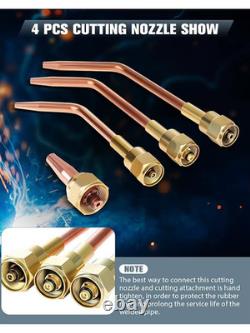 Cutting Welding Torch Kit Oxygen & Acetylene Gas Portable Oxy Brazing Kit Profes