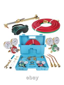 Cutting Welding Torch Kit Oxygen & Acetylene Gas Portable Oxy Brazing Kit Profes