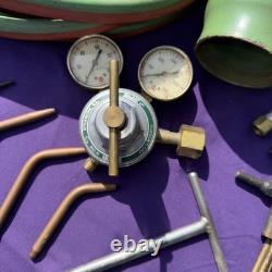 Cutting Welding Torch Kit Oxygen & Acetylene Welding Kit with15' Hose Glasses Case