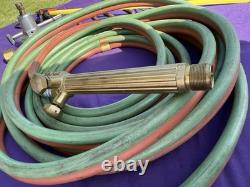 Cutting Welding Torch Kit Oxygen & Acetylene Welding Kit with15' Hose Glasses Case