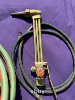 Cutting Welding Torch Kit Oxygen & Acetylene Welding Kit with15' Hose Glasses Case