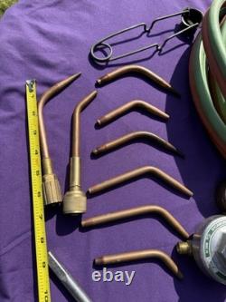 Cutting Welding Torch Kit Oxygen & Acetylene Welding Kit with15' Hose Glasses Case