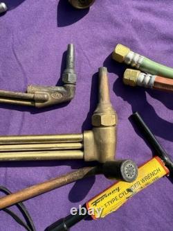 Cutting Welding Torch Kit Oxygen & Acetylene Welding Kit with15' Hose Glasses Case